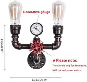 img 2 attached to Бра Светильники Стимпанк Ванная комната Подвал