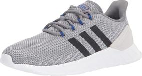 img 4 attached to 👟 Adidas Men's Questar Athletic Shoes - Sleek White & Black Design