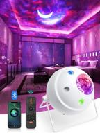 onefire galaxy projector: bluetooth music star night light with timer & 🌌 remote control - 43 light modes for kids bedroom and voice control room ceiling логотип