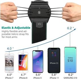 img 4 attached to 📱 Rotatable Armband Holder for Efficiently Carrying iPhone and Galaxy