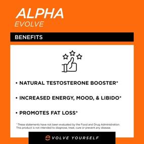 img 1 attached to 💪 Alpha Evolve: Natural Testosterone Support and Estrogen Blocker - 1 Month Supply with 180 Veggie Capsules
