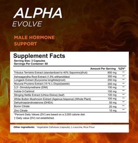img 2 attached to 💪 Alpha Evolve: Natural Testosterone Support and Estrogen Blocker - 1 Month Supply with 180 Veggie Capsules