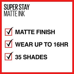 img 1 attached to Maybelline New York SuperStay Matte Ink жидкая помада, Spiced Edition - бодрые оттенки с длительной стойкостью
