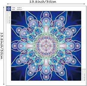 img 3 attached to 🎨 EOBROMD Diamond Art: Unique 5D Special Shaped Drill Painting Kit for Adults & Kids - DIY Craft for Home Decor