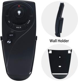 img 3 attached to 🔘 UC7083T Replacement Remote Control: Effortlessly Control Hampton Bay Ceiling Fans with Wireless Dual Lights and Wall Holder