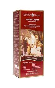 img 1 attached to 🌿 Surya Henna Dark Brown Cream - 2.31 Oz: Pack of 4