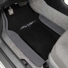 img 2 attached to BDK CarXS Fresh Two-Tone Carpet Floor Mats