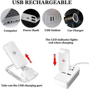 img 1 attached to Rechargeable Reading Brightness Adjustable Bookworms