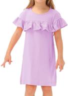 👗 grace karin girls' skin-friendly cotton skater dresses for optimal comfort and style logo