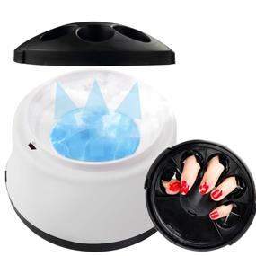 img 2 attached to 💅 Efficient Gel Nail Polish Remover Tool: Portable Electric Steamer with Nail File, Cuticle Pusher & Cutter Set for Easy Salon & Home Use