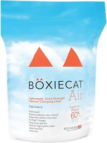 img 4 attached to Boxiecat Air: Lightweight, Extra Strength Plant-Based Cat Litter - Scent-Free Multicat Formula - Ultra Clean Litter Box, Probiotic Powered Odor Control, 99.9% Dust-Free