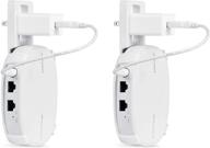 🔌 enhance your smart home setup with samsung smartthings wifi outlet mount - convenient and flexible mounting option (white, 2 pack) logo