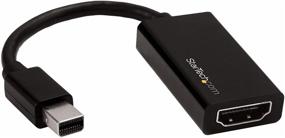 img 4 attached to 🌟 High-Quality StarTech.com Mini DisplayPort to HDMI Adapter for 4K 60Hz Video - Active mDP 1.4 to HDMI 2.0 Converter - Compatible with Mini DP or Thunderbolt 1/2 Mac/PC - Ideal for HDMI Monitor/TV/Display - mDP to HDMI Dongle (MDP2HD4K60S)