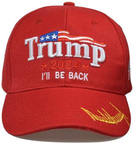 img 3 attached to 🧢 MAGA USA Baseball Cap: Donald Trump 2024 Edition - Get Ready for His Return!