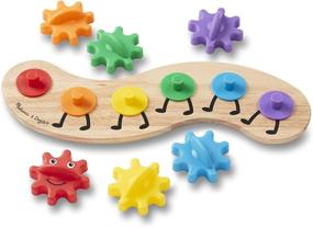img 2 attached to Versatile and Colorful Melissa Doug Rainbow Caterpillar Building Set for Endless Creativity