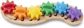 img 4 attached to Versatile and Colorful Melissa Doug Rainbow Caterpillar Building Set for Endless Creativity