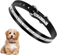 🐶 aweec reflective dog collar with tpu material - extra replacement for most brands anti bark training collars - durable and adjustable pets collar for large and medium dogs of all kinds logo