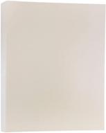 📄 jam paper opal ivory stardream metallic cardstock - 8.5 x 11 coverstock - 50 sheets/pack - 298 gsm logo