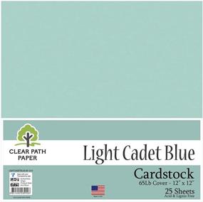 img 3 attached to Light Cadet Blue Cardstock Sheets Scrapbooking & Stamping for Paper & Card Stock