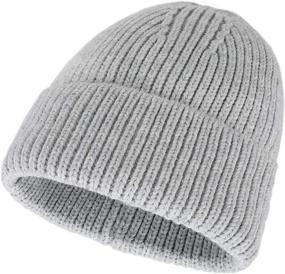 img 1 attached to Feximzl Good Threads Beanie Hat: Stylish, Warm Knit Skull Cap for Men and Women