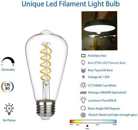 img 2 attached to 🌞 ISoptox Dimmable Equivalent Daylight Flexible: Illuminating Your Space with Adjustable Brightness