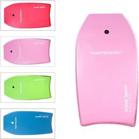 img 3 attached to 🏄 Premium Grande Juguete Bodyboard: 37 inch/41 inch with Wrist Leash, EPS Core, and Slick Bottom