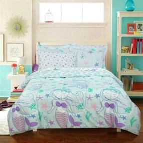 img 4 attached to 🧜 Discover the Enchanting Kidz Mix Mystical Mermaid Bed in a Bag, Queen, for a Dreamy Bedroom Transformation!