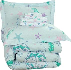 img 3 attached to 🧜 Discover the Enchanting Kidz Mix Mystical Mermaid Bed in a Bag, Queen, for a Dreamy Bedroom Transformation!