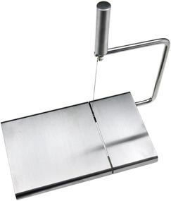 img 4 attached to 🧀 Efficient Stainless Steel Wire Cheese Slicer - Perfect for Cutting and Serving Cheese & Butter in the Kitchen