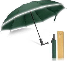 img 4 attached to 🌂 Ultimate Windproof Reflective Umbrellas: Automatic Folding Umbrellas with Enhanced Protection