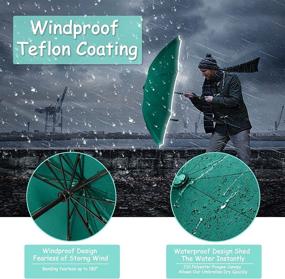 img 3 attached to 🌂 Ultimate Windproof Reflective Umbrellas: Automatic Folding Umbrellas with Enhanced Protection