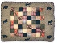 🐾 quilted pet bed - petmate moose medley, 40 x 30 inches logo