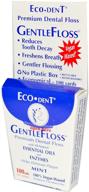 🌿 eco-dent mint gentle floss - 100 yards (91.44 m) - 2pc logo