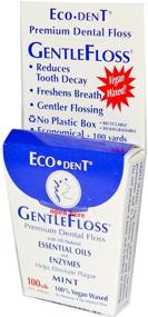 img 1 attached to 🌿 Eco-Dent Mint Gentle Floss - 100 Yards (91.44 m) - 2pc