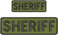 sheriff embroidery inches highq store logo