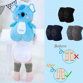 img 1 attached to 👶 Ultimate Baby Head Protector Set: Helmet for Crawling & Walking + Knee Pads for Maximum Safety & Comfort