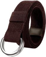 🎗️ jiniu canvas double military 55 men's belt accessories logo