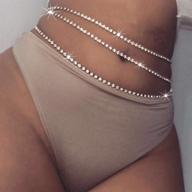 zoestar crystal bikini chain jewelry - women's jewelry logo