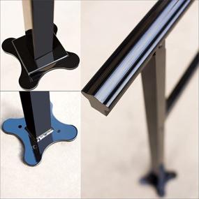 img 2 attached to 🚀 SPACEUP Step Handrail: Stylish and Sturdy 3Ft Aluminum Railing - Perfect for 0 to 3 Steps - Easy Installation Kit - Ideal for Outdoor and Indoor Steps - Mirror Black Finish