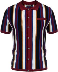img 4 attached to 👕 Sleeve Stripe Men's Clothing for Shirts by PJ Paul Jones