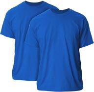 👕 gildan g2000 cotton t shirt 2 pack: men's clothing essentials for everyday comfort logo