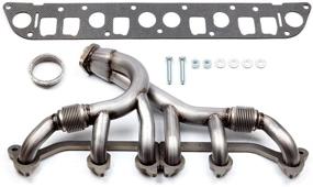 img 4 attached to 🔧 High-Quality Stainless Steel Exhaust Manifold Set for Wrangler Grand Cherokee 4.0L - ECCPP Automotive Replacement