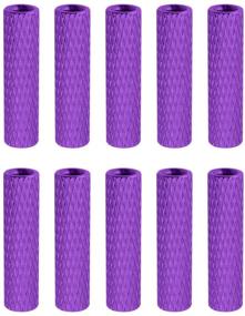 img 2 attached to 🪁 Hobbypark 10PCS Purple Aluminum M3x25mm Standoff Spacer Female-Female Round Column RC FPV Drone Accessories for DIY