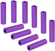 🪁 hobbypark 10pcs purple aluminum m3x25mm standoff spacer female-female round column rc fpv drone accessories for diy logo