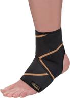 copper fit rapid relief ankle: alleviate discomfort with targeted compression support logo