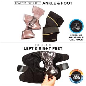 img 1 attached to Copper Fit Rapid Relief Ankle: Alleviate Discomfort with Targeted Compression Support