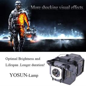 img 2 attached to YOSUN V13H010L75 Projector Lamp: High-Quality Replacement for Epson PowerLite 1940W 1945W 1950 1955 1960 1965 EB-1940W EB-1945W EB-1950 EB-1955 EB-1960 EB-1965 ELPLP75