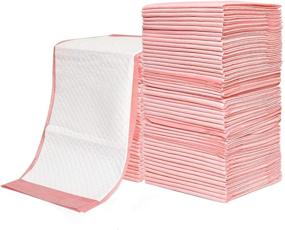 img 4 attached to 👶 Rocinha Baby Changing Pads - Disposable Underpads for Diaper Changes | Waterproof, Breathable & Protective Mat | Changing Pad Liner for Bed, Table & More | 24" x 17