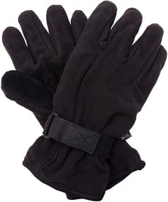 img 3 attached to Pierre Cardin Gloves Fleece Fliptop Men's Accessories for Gloves & Mittens