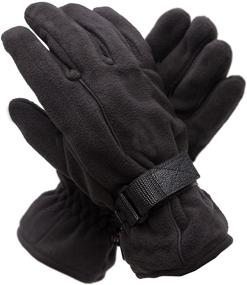 img 4 attached to Pierre Cardin Gloves Fleece Fliptop Men's Accessories for Gloves & Mittens